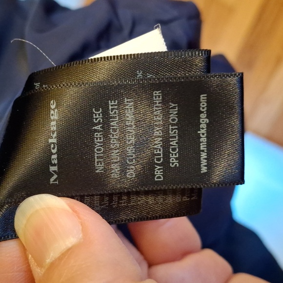 Mackage 3/4 length duck down filled winter coat, small - Picture 4 of 9